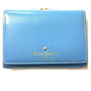 Baby Blue Kate spade large wallet. Gently used.
